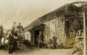 Ancienne Ferme-auberge du Drumont incendiée fin septembre 1944