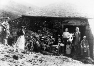 Ancienne Ferme-auberge du Drumont incendiée fin septembre 1944