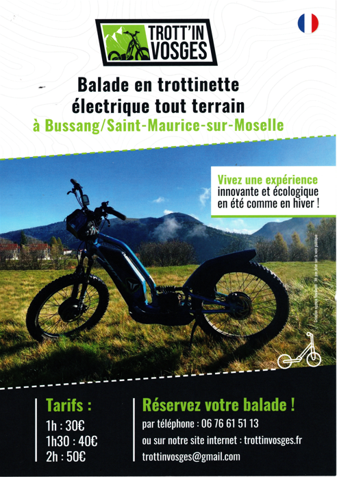 TROTT'IN VOSGES - BALADES EN TROTTINETTE ÉLECTRIQUE GERARDMER