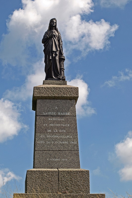 STATUE SAINTE BARBE BUSSANG