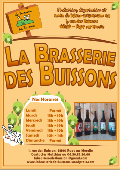 LA BRASSERIE DES BUISSONS RUPT SUR MOSELLE