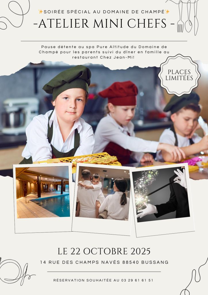 Atelier mini chefs - complet BUSSANG