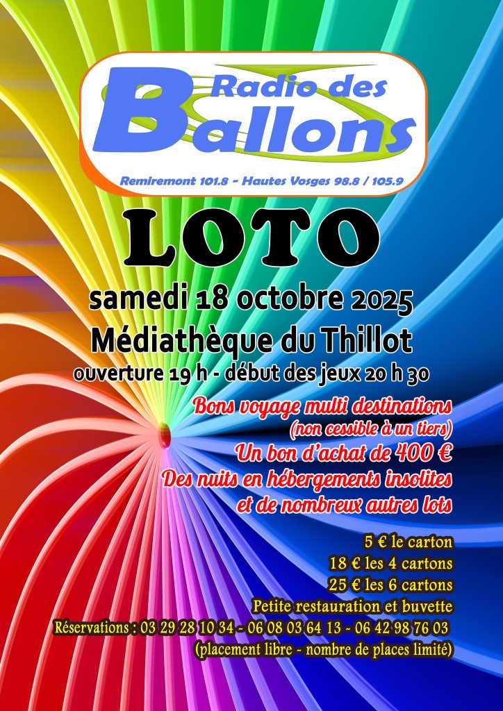 Loto de "Radio des Ballons" LE THILLOT