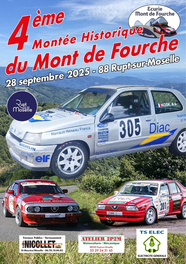 Quatrième montée historique du Mont de Fourche RUPT SUR MOSELLE