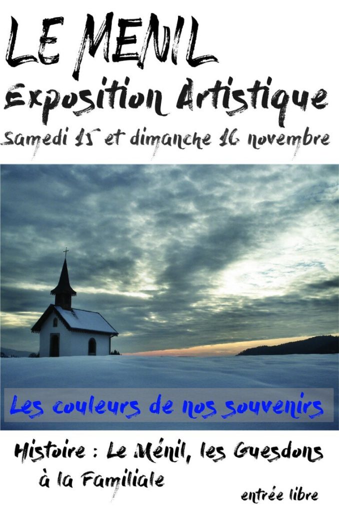 Exposition artistique LE MENIL