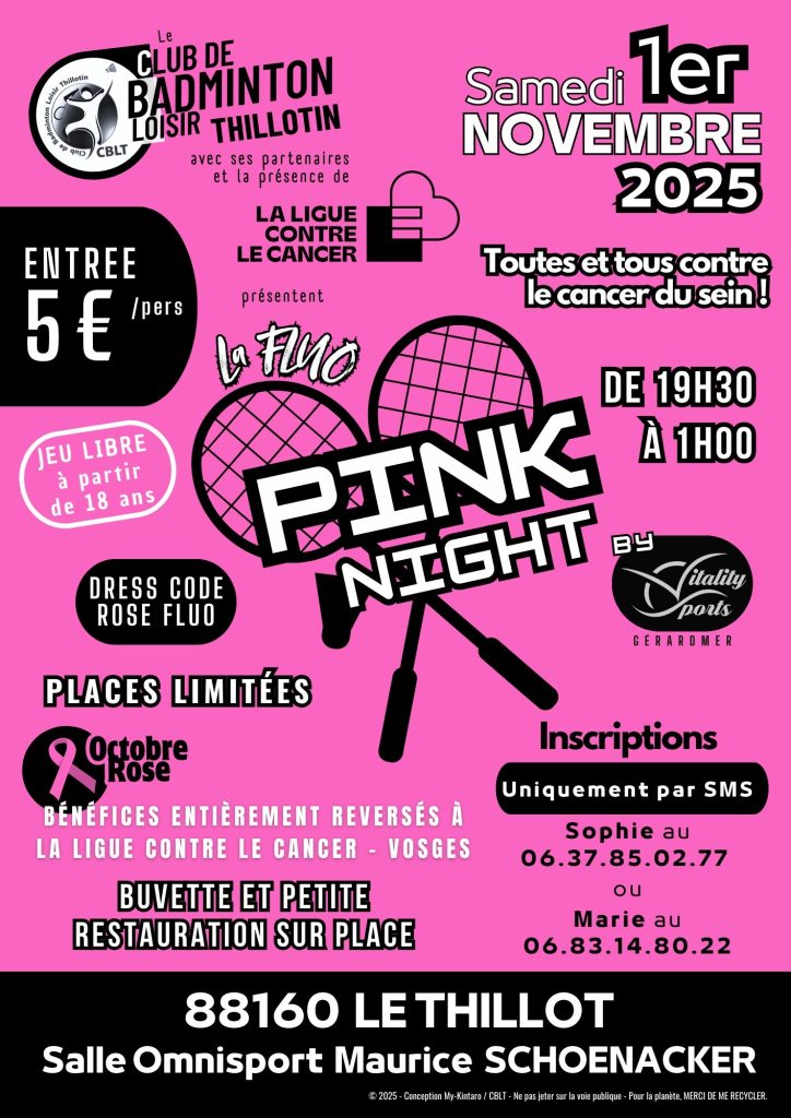 Fluo Pink Night LE THILLOT
