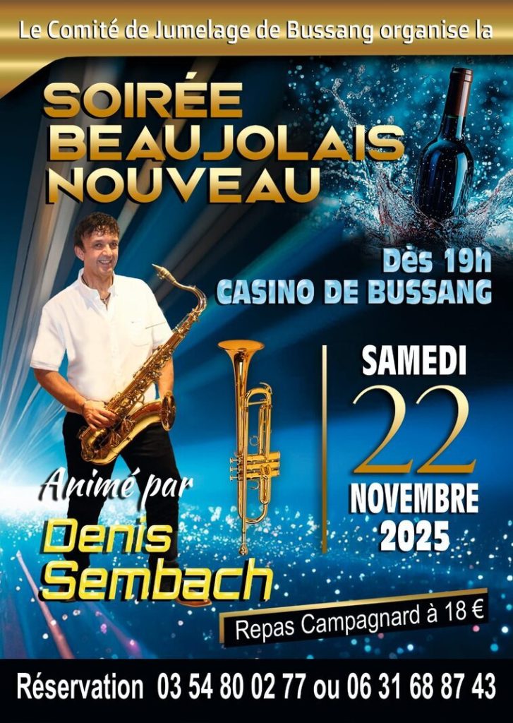 Soirée "Beaujolais Nouveau" BUSSANG