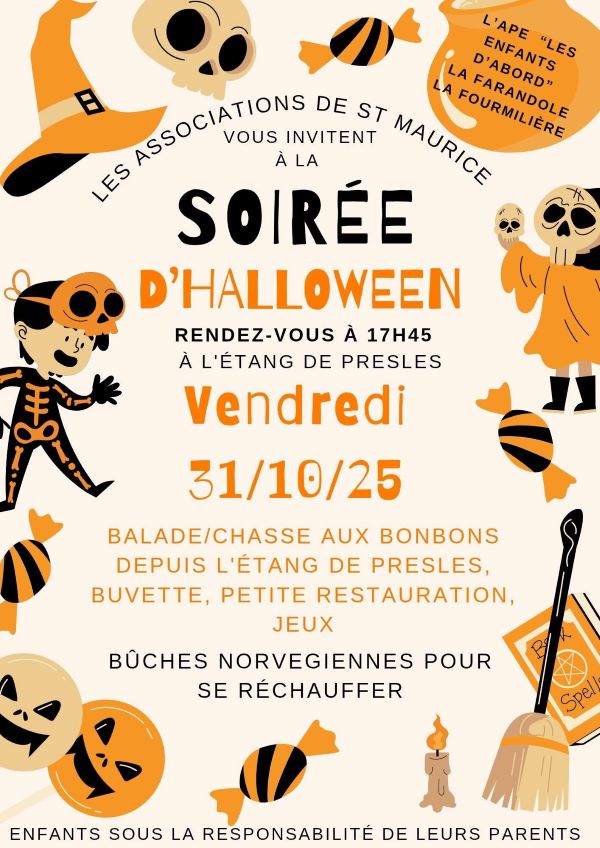 Soirée d'Halloween SAINT MAURICE SUR MOSELLE