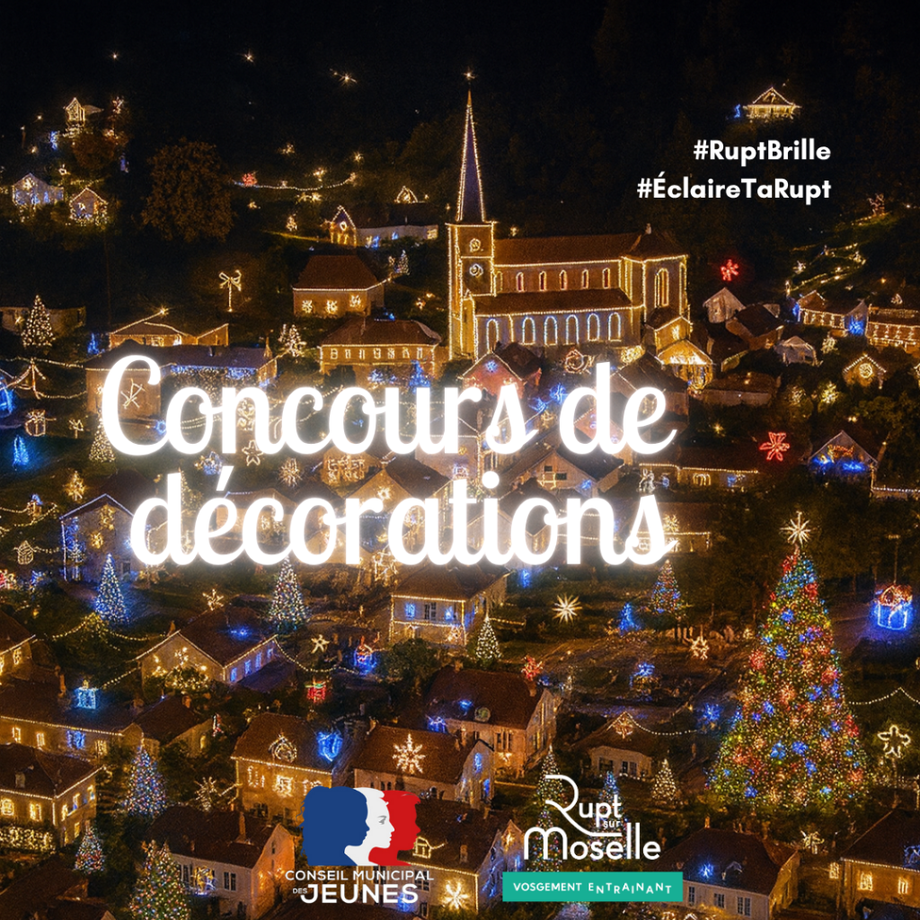 Concours de décorations de Noël RUPT SUR MOSELLE