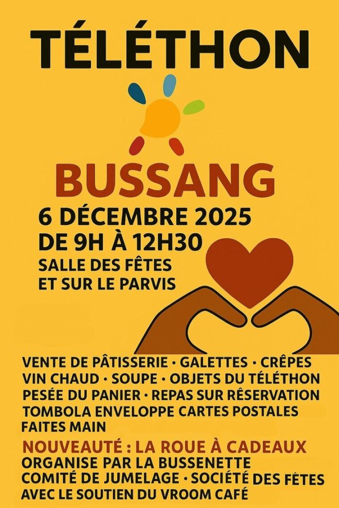 Téléthon : gourmandises sucrées et salées BUSSANG