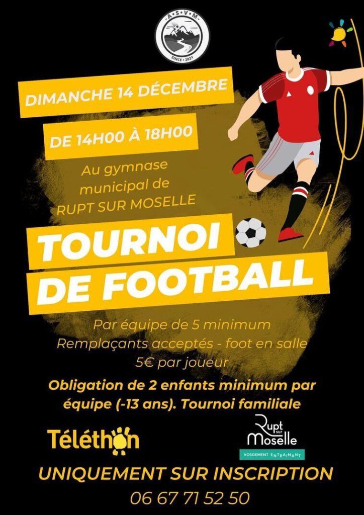 Tournoi de football RUPT SUR MOSELLE
