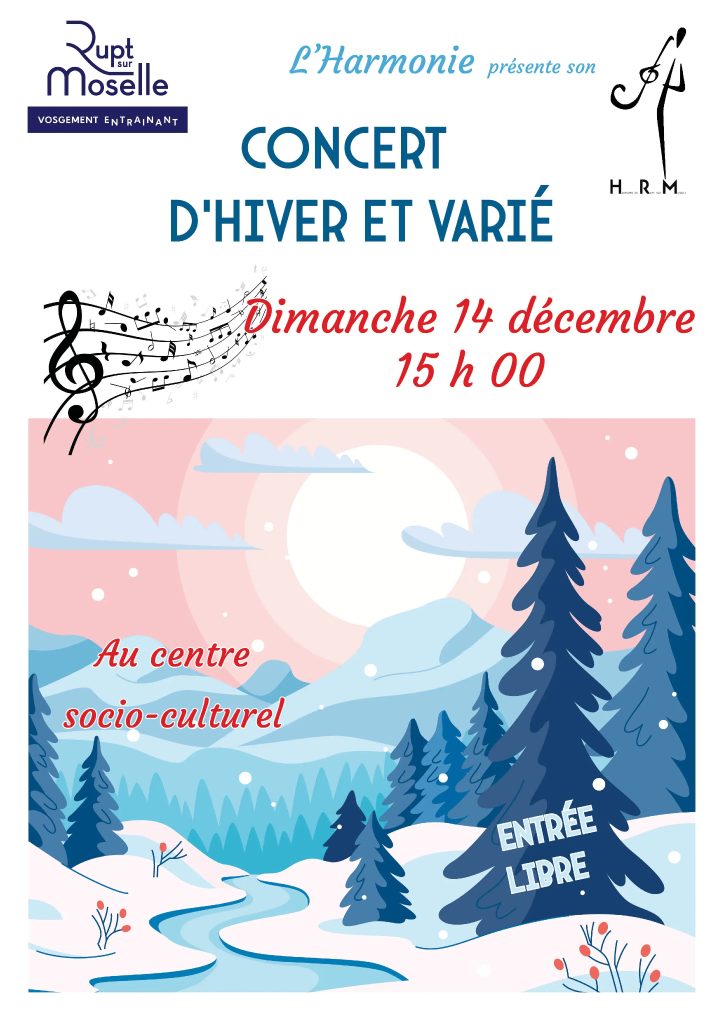 Concert d'hiver et varié RUPT SUR MOSELLE
