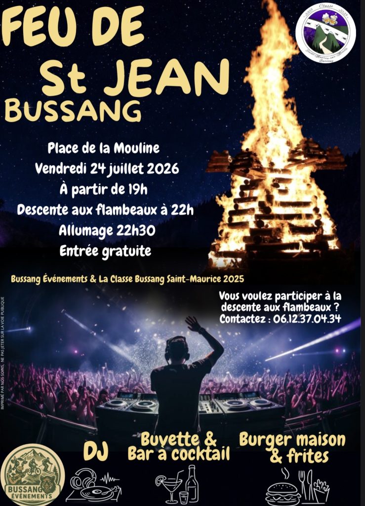 Feu de la saint jean BUSSANG