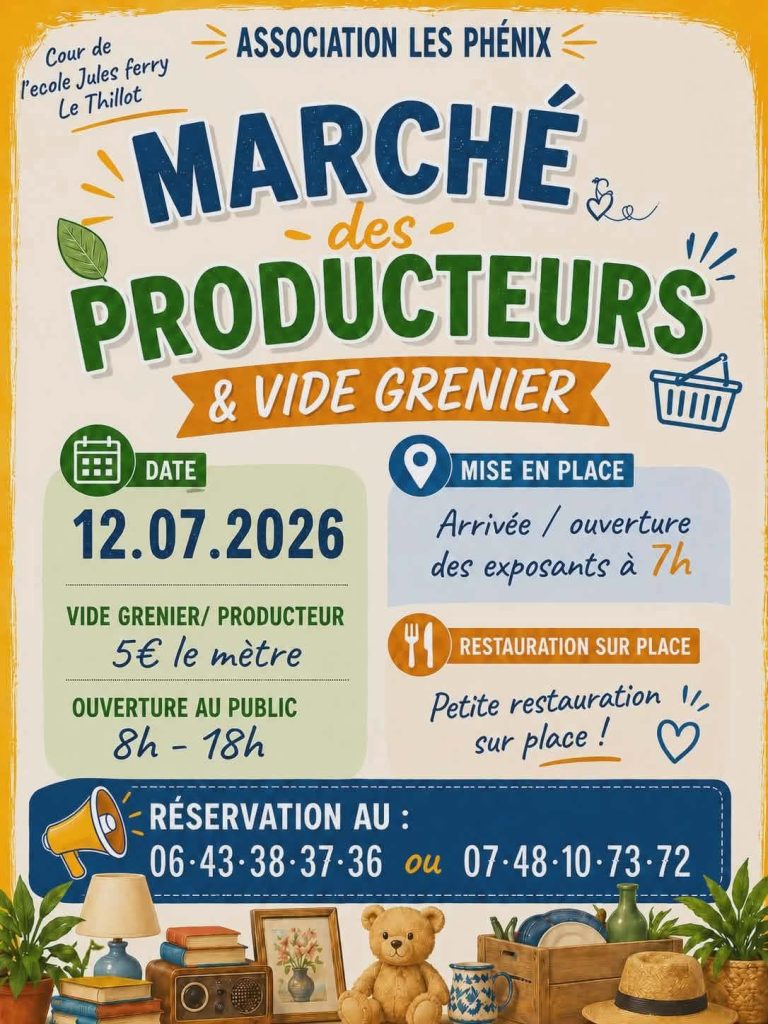 Marché des Producteurs et Vide-Greniers LE THILLOT