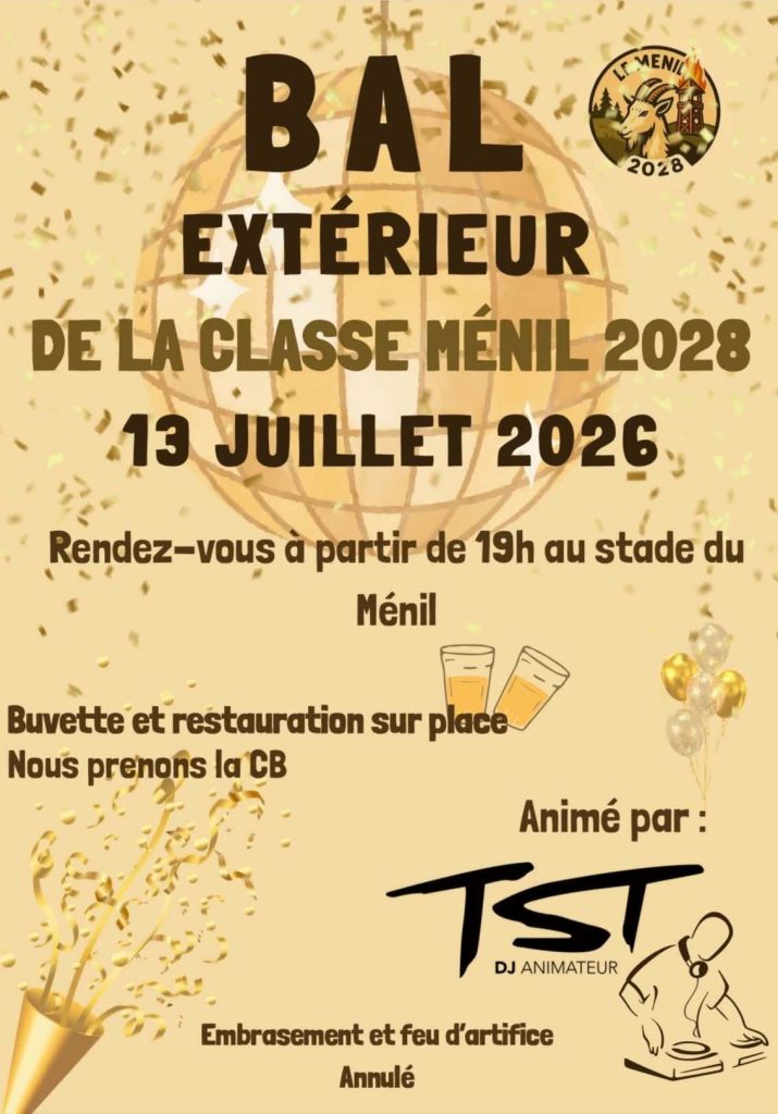 Feu de la St Jean-ANNULÉ LE MENIL